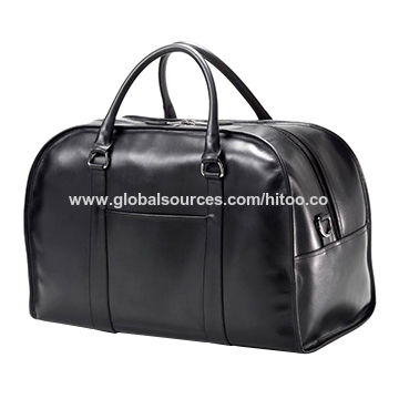 leather sports duffel bag