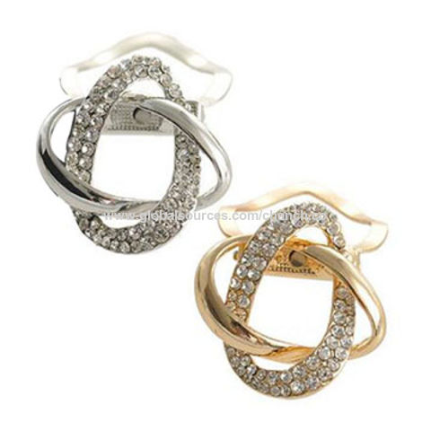 Buy Wholesale China Delicate And Polished Circled Crystal Scarf Rings, Good  Design For Scarf Decoration, Multifunctional & Crystal Scarf Rings at USD  1.5
