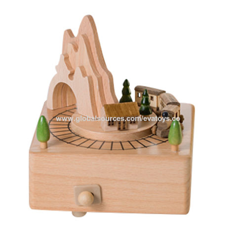 Collectible wooden music sale box