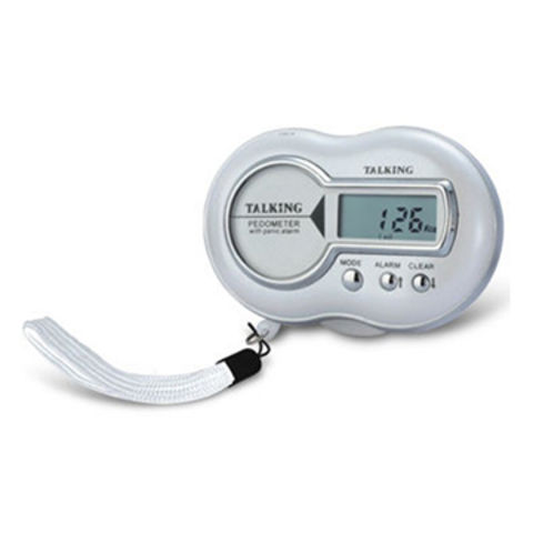 Talking Pedometer With Panic Alarm Reports Steps Distance