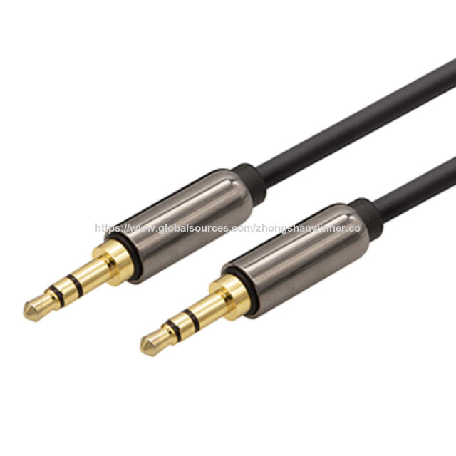 Câble Audio Auxiliaire 3,5 mm, Mâle à Mâle 1,8 m pour Casque de Voiture, Smartphones for sale at factory direct price