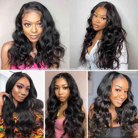 100 human lace front wigs for sale