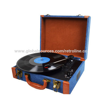 Tocadiscos con Altavoces Incorporados/Vinilo/Portátil/Tocadiscos Estilo Vaquero - Ideal para B2B