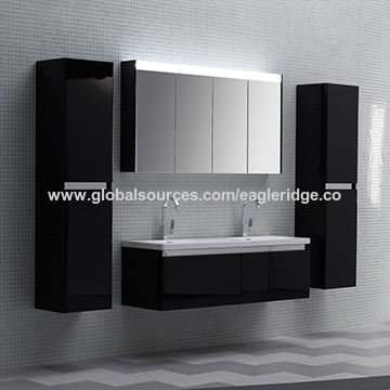 high gloss bathroom mirror cabinet