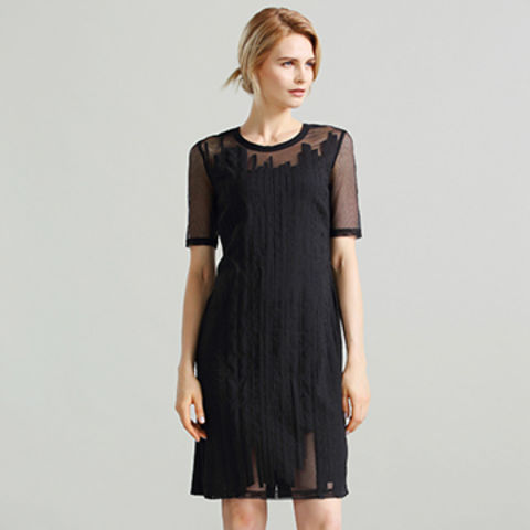 polyester and spandex dresses