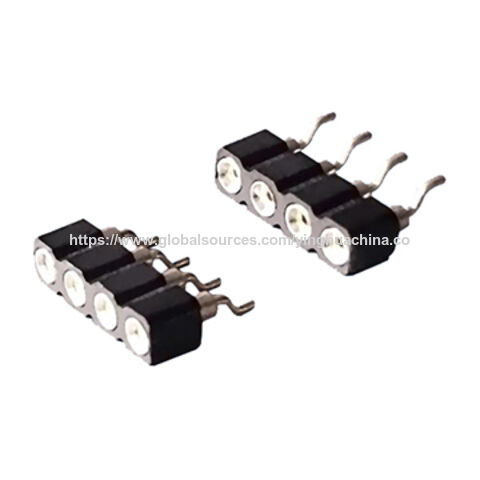 2.54 Machine Pin Female Header - Single Row Round Pin H3.0