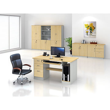 China Office Desk Furniture Melamine Wooden Computer Ta From Office Desk Furniture Melamine Wooden