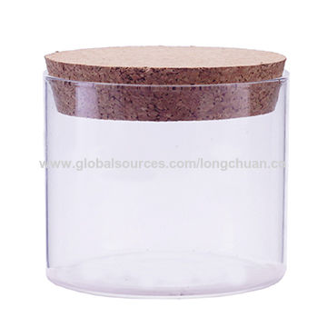 Buy Wholesale China Empty Extra Large Food Glass Jar With Cork Lid  Wholesale & Food Glass Jar at USD 0.05