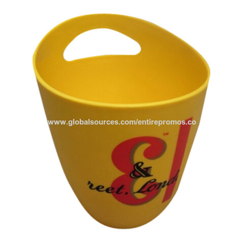 Cubo de Hielo de Plástico de Venta Caliente, Formas, Colores y Logotipos Personalizados Aceptados - Ideal para Bares y Eventos