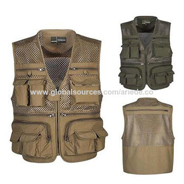 Multi-pockets Outdoor Fishing Hunting Vest Professional Photography Working  Wear Jacket Vest - Expore China Wholesale Hunting Vest and Multi-pockets Outdoor  Hunting Vest, Professional Photography Working Vest, Men's Fishing Vest