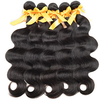 Brazilian Hair Body Wave Sew In 100% Soft Ombre Sew In Weaving Closure - View #9
