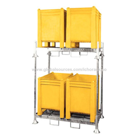 Buy Wholesale China Stackable Storage Rack Textile Industrial Folding  Stillage For Fabric Rolls & Stackable Storage Rack at USD 1