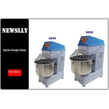 Commercial electric Spiral baking dough mixer machine with stainless steel bowl for sale at factory direct price
