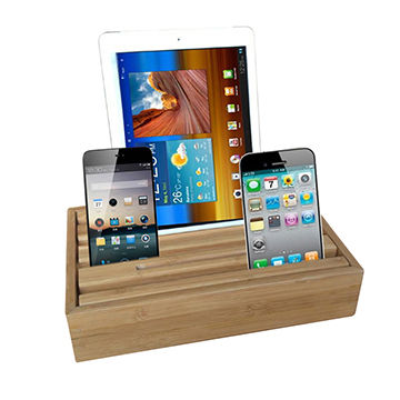 Buy Wholesale China Multiple Bamboo Charging Box Station & Multiple ...