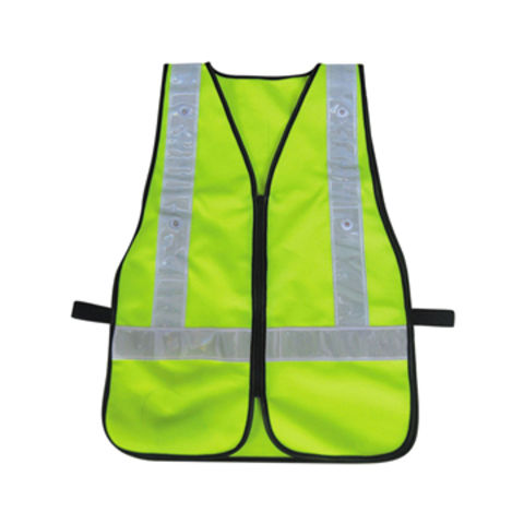 Colete de segurança LED de alta visibilidade 100% poliéster tricot/malha for sale at factory direct price