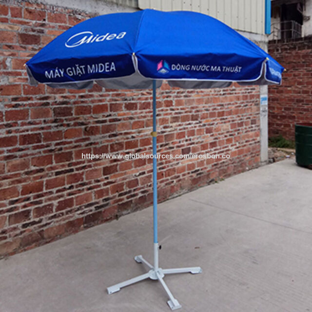 Guarda-sol de Exterior/Praia com Varetas de Aço e Revestimento em Pó, Pedidos OEM Bem-vindos for sale at factory direct price