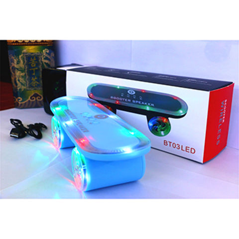 Buy Wholesale China Scooter Wireless Stereo Bluetooth Speaker With Led Light & Skateboard Wireless at USD 7.8 | Global Sources