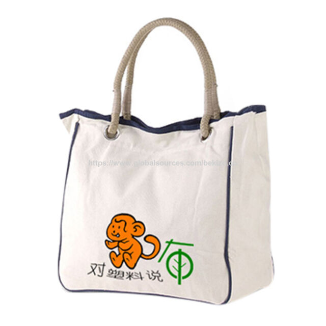 Bolsa de Compras de Lona Promocional, Bolsa de Compras Ecológica Plegable, Bolso Tote de Lona