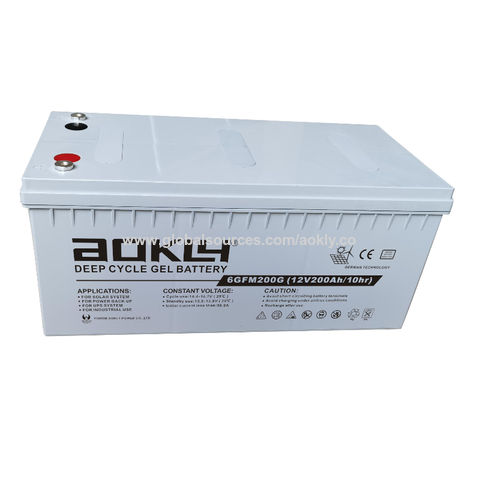 Buy Wholesale China Deep Cycle Battery 12v 200ah, Eco-friendly And ...