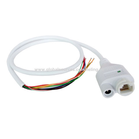 POE Camera Cable Connector Three-way RJ45 2-in-1 Splitter for IP