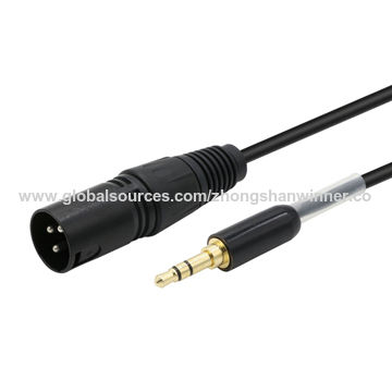 Basic Unbalanced Microphone Cable XLR Female to Mono Jack - China