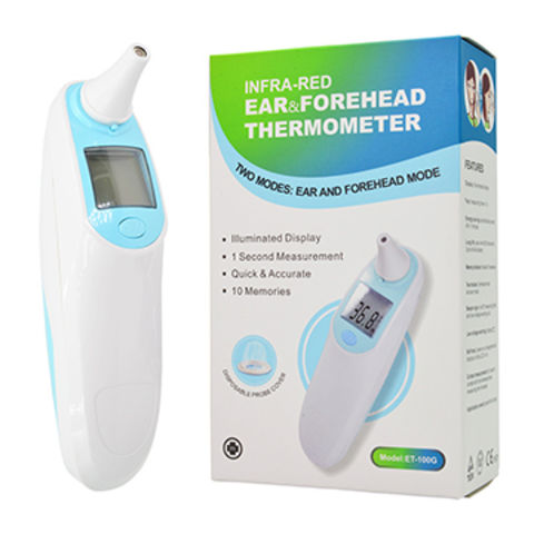 Fast & Accurate Infrared Ear and Forehead Thermometer