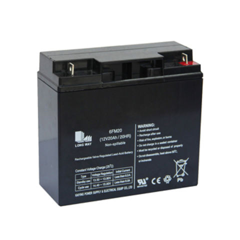 Buy Wholesale China 12v/20ah Rechargeable Sealed Vrla Battery For ...