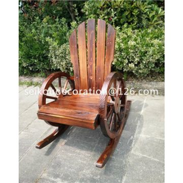 Garden Wooden Wagon Wheel Chair Wc0001 20 Wholesale China