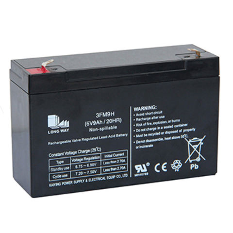 Buy Wholesale China 6v9ah Hr Battery Agm Sealed Lead Acid Storage ...