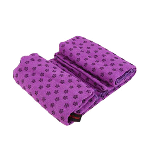 Anti-slip Yoga Mat Towel Made of Microfiber Materials. Suitable for Yoga & Other Sport Activities for sale at factory direct price
