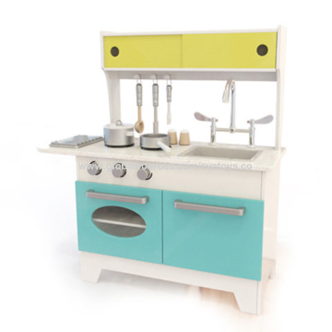 China Wooden Kids Kitchen Play Set From Wenzhou Wholer China Pretend Play Toy Wooden Kids Kitchen Set With Utensils W10c334