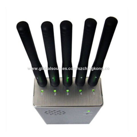 Wireless Spy Camera/Wi-Fi/Bluetooth Jammer with 5 Antenna Portable GPS GLONASS L1 L2 L3 L4 L5 Jammer