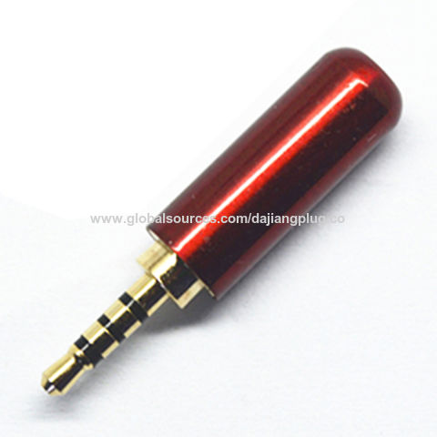 Buy Wholesale China 2.5mm Audio Plug, Earphones Plug With Metal Cover ...