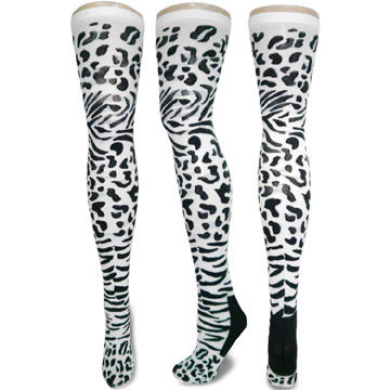 Buy Wholesale Taiwan Zebra Patterns Pantyhose Stockings, Made Of Nylon ...
