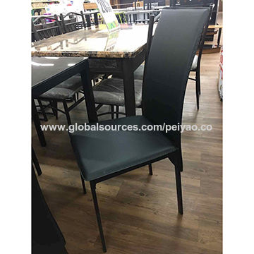China Metal Frame Dining Room Chair, High Back Metal Dining Room Chairs