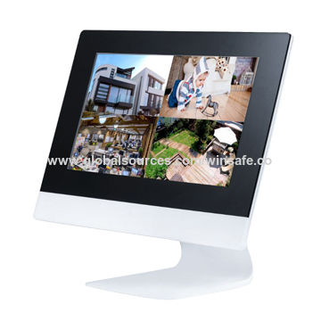 نظام كاميرا واي فاي IP P2P بدقة 1080 بكسل مع شاشة LCD NVR مقاس 10 بوصات ونظام كاميرات مراقبة CCTV للأمن المنزلي الذكي