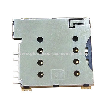 Buy Wholesale China Micro Sim Push-push Card Connector 6-pin 1.35h Size ...