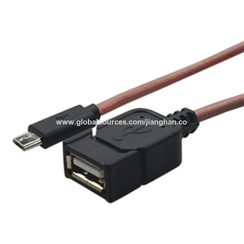 Cable MICRO USB a USB 2.0 AF, cubierta de TPE, alta calidad.