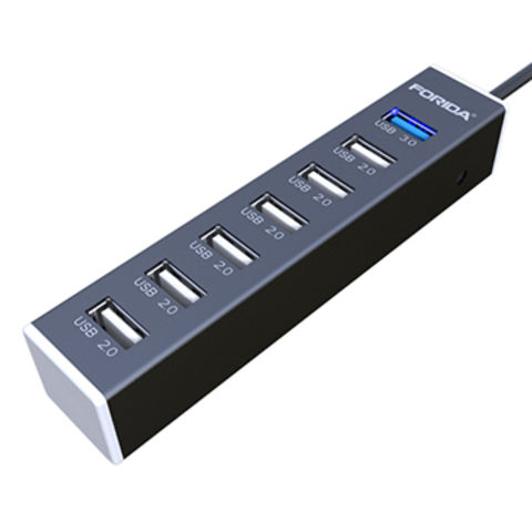 High-Speed Data Transmission Hub Compatible with Mac OS,Windows 7/8/10,Google Chrome OS and More 5-Port USB Docking Station with 1 USB 3.0 Ports and 1 USB 2.0 Ports DFCHT USB Hub 3.0