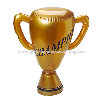 Buy Wholesale China Inflatable Gold Champion Cup Handle Blow Up Trophy ...