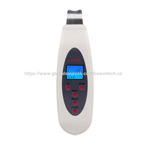 Equipamento Portátil Digital LCD Ultrassônico para Esfoliação da Pele, Limpeza Facial e SPA de Salão - BOWKET