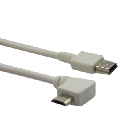 Cable micro USB en ángulo, USB mini a micro, para productos electrónicos OEM ODM