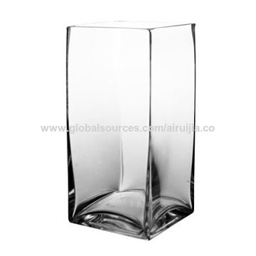 Buy Wholesale China Tall Square Vase Made Of Glass Tall Square Vase   Tall Square Vase 