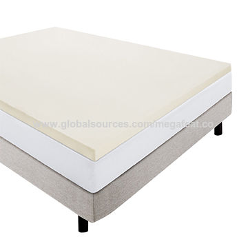 Buy Wholesale China 2-inch Gel Infused Memory Foam Mattress Topper