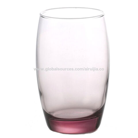 colored water glasses set