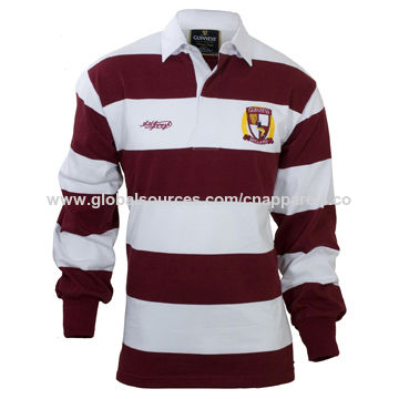 Buy Wholesale China Men's Premium Cotton Rugby Shirts & Men's Rugby ...