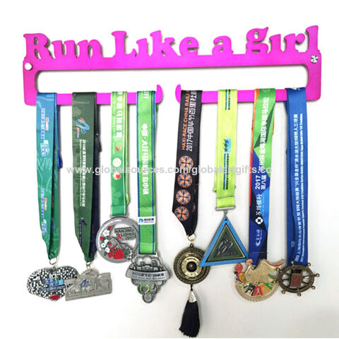 Running Medal Display Sign, race medal holder