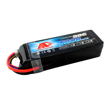 HRB 3S - Batteria Lipo 11,1 V, 5200 mAh, 50 C, con Deans T per Slash