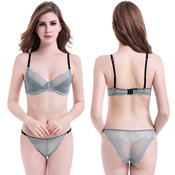 Buy Standard Quality China Wholesale Transparent Lace Bra And Brief,  Underwear, Underwire Bra $2.5 Direct from Factory at Shantou Real Lingerie  Manufacturing Co. Ltd