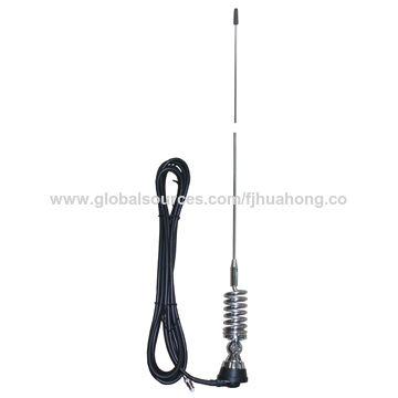 VHF frequency 136-174MHz stainless steel whip car radio VHF nmo antenna